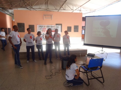 Exibição de vídeos.