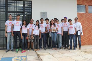 Equipe Radiotec e o diretor da rádio, Prof. Dr. Paulo Fernando