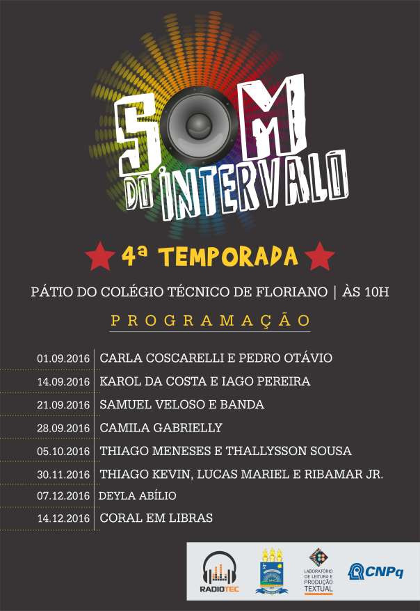 CARTAZ SOM DO INTERVALO 4